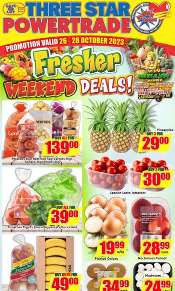 Three Star Cash and Carry catalogue  - 26/10/2023 - 28/10/2023.