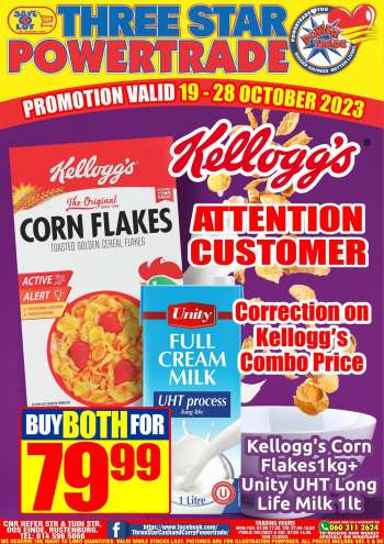 Three Star Cash and Carry catalogue  - 19/10/2023 - 28/10/2023.
