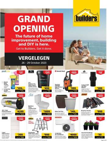 Builders catalogue  - 26/10/2023 - 29/10/2023.