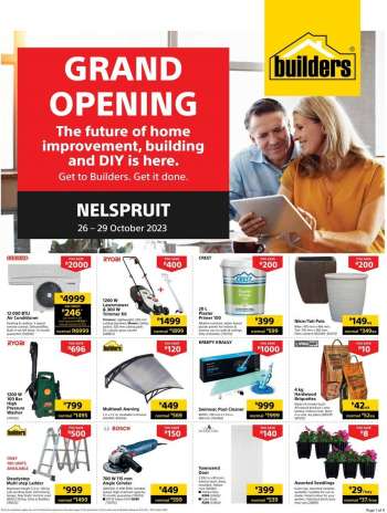 Builders catalogue  - 26/10/2023 - 29/10/2023.
