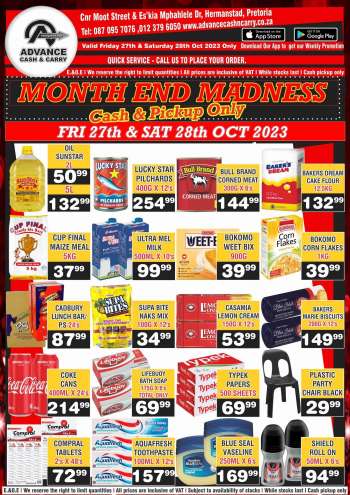 Advance Cash & Carry catalogue  - 27/10/2023 - 28/10/2023.