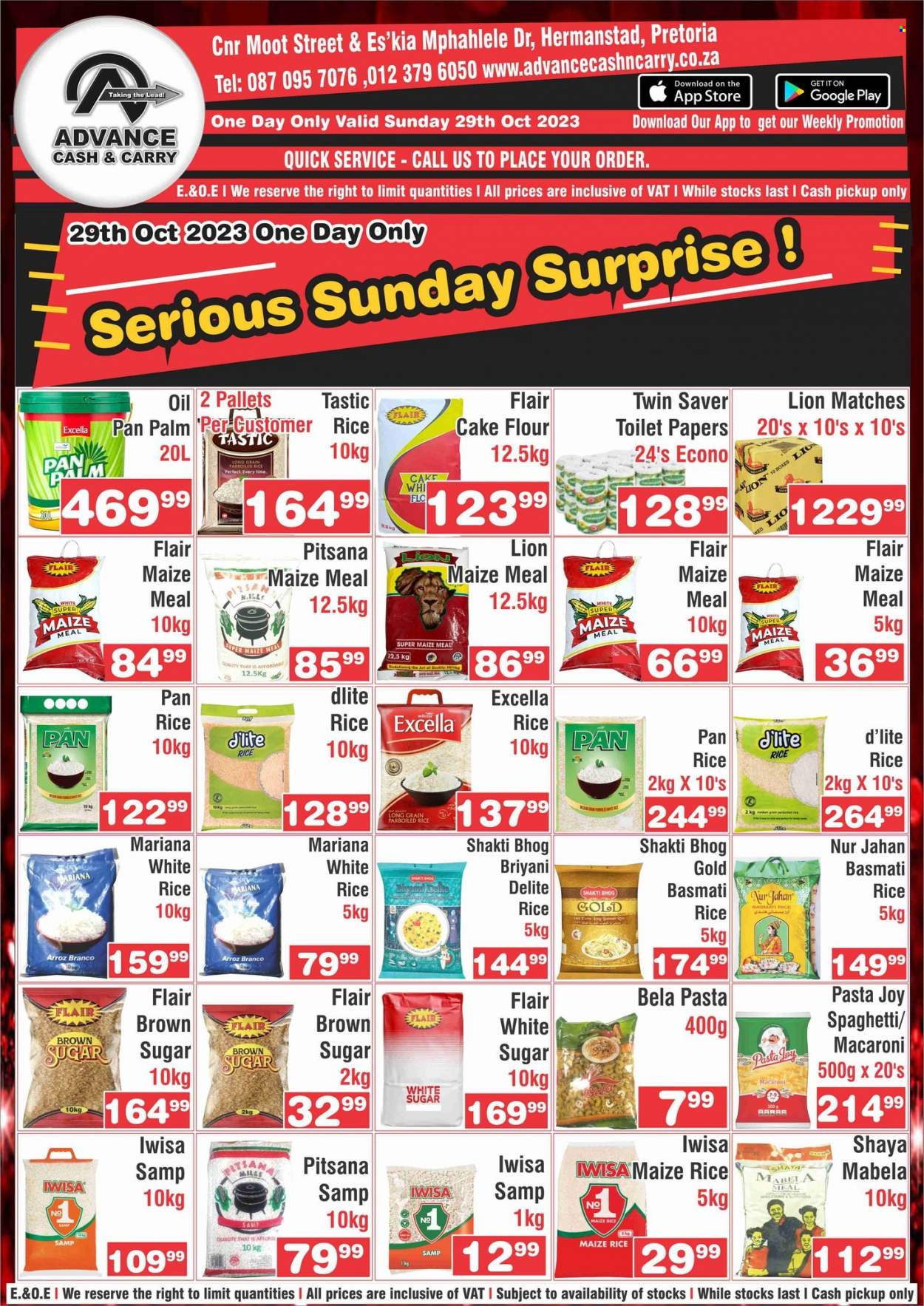 Advance Cash & Carry specials - 29/10/2023 - 29/10/2023. Page 1