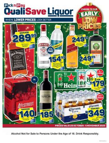 Pick n Pay QualiSave catalogue  - 23/10/2023 - 05/11/2023.
