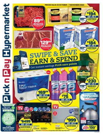 Pick n Pay Hypermarket catalogue  - 23/10/2023 - 07/11/2023.