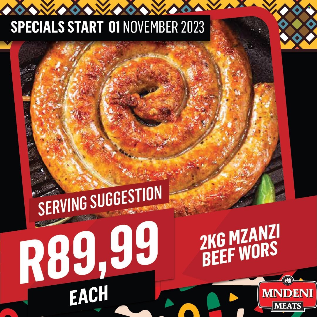 Mndeni Meats specials. Page 3