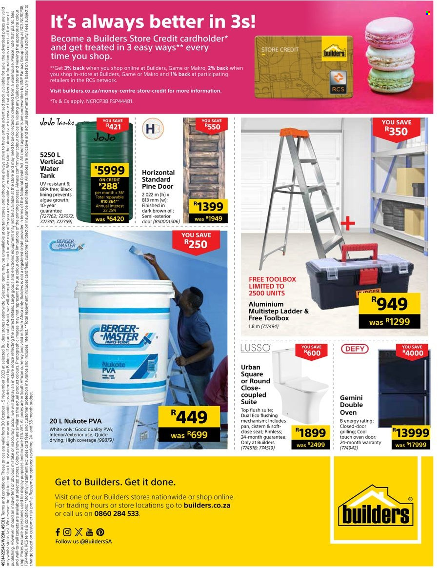 Builders specials - 30/10/2023 - 05/11/2023. Page 2