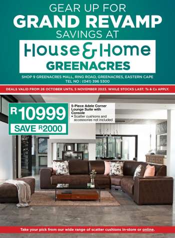 House & Home catalogue  - 26/10/2023 - 05/11/2023.