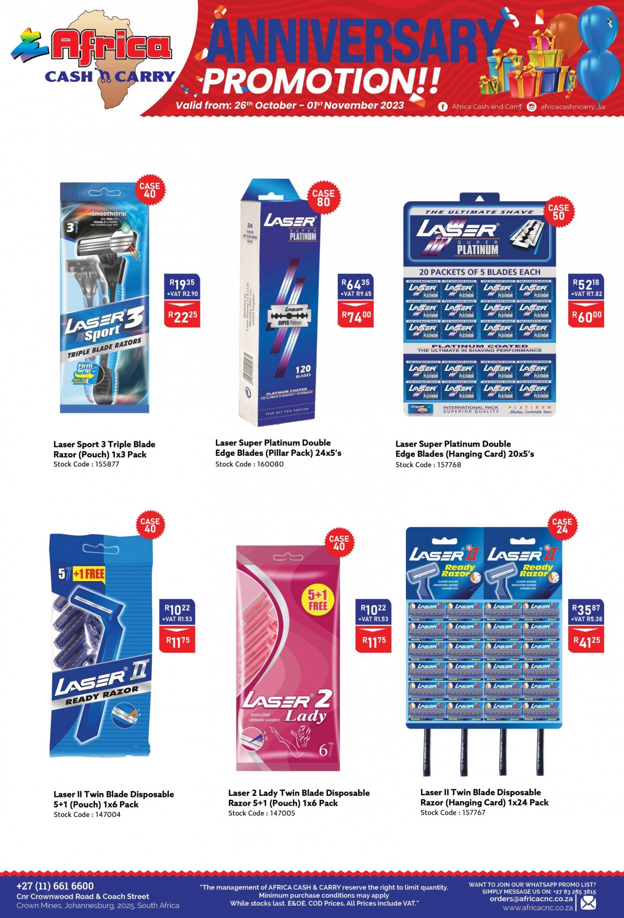 Africa Cash & Carry specials - 26/10/2023 - 01/11/2023. Page 1