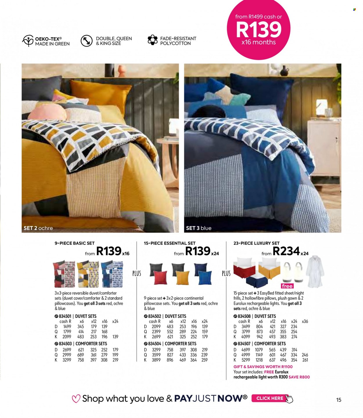 HomeChoice specials. Page 15