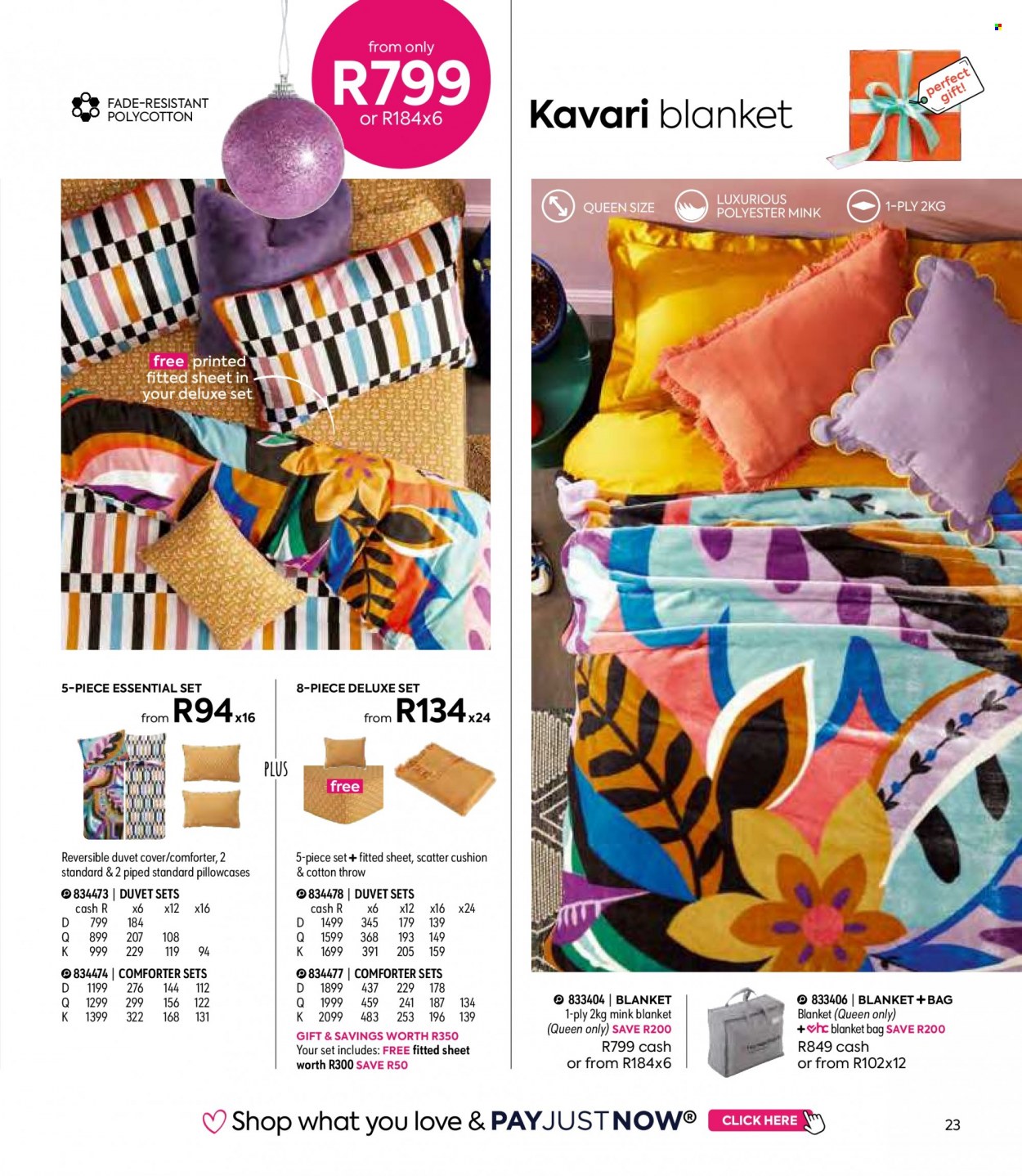 HomeChoice specials. Page 23