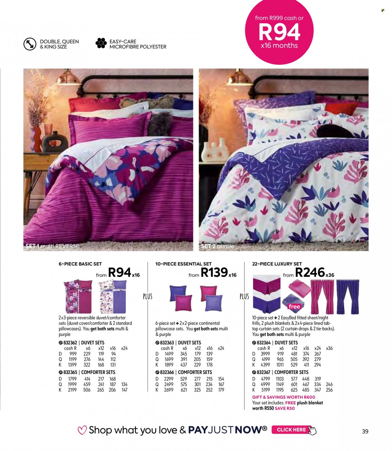 HomeChoice specials. Page 39
