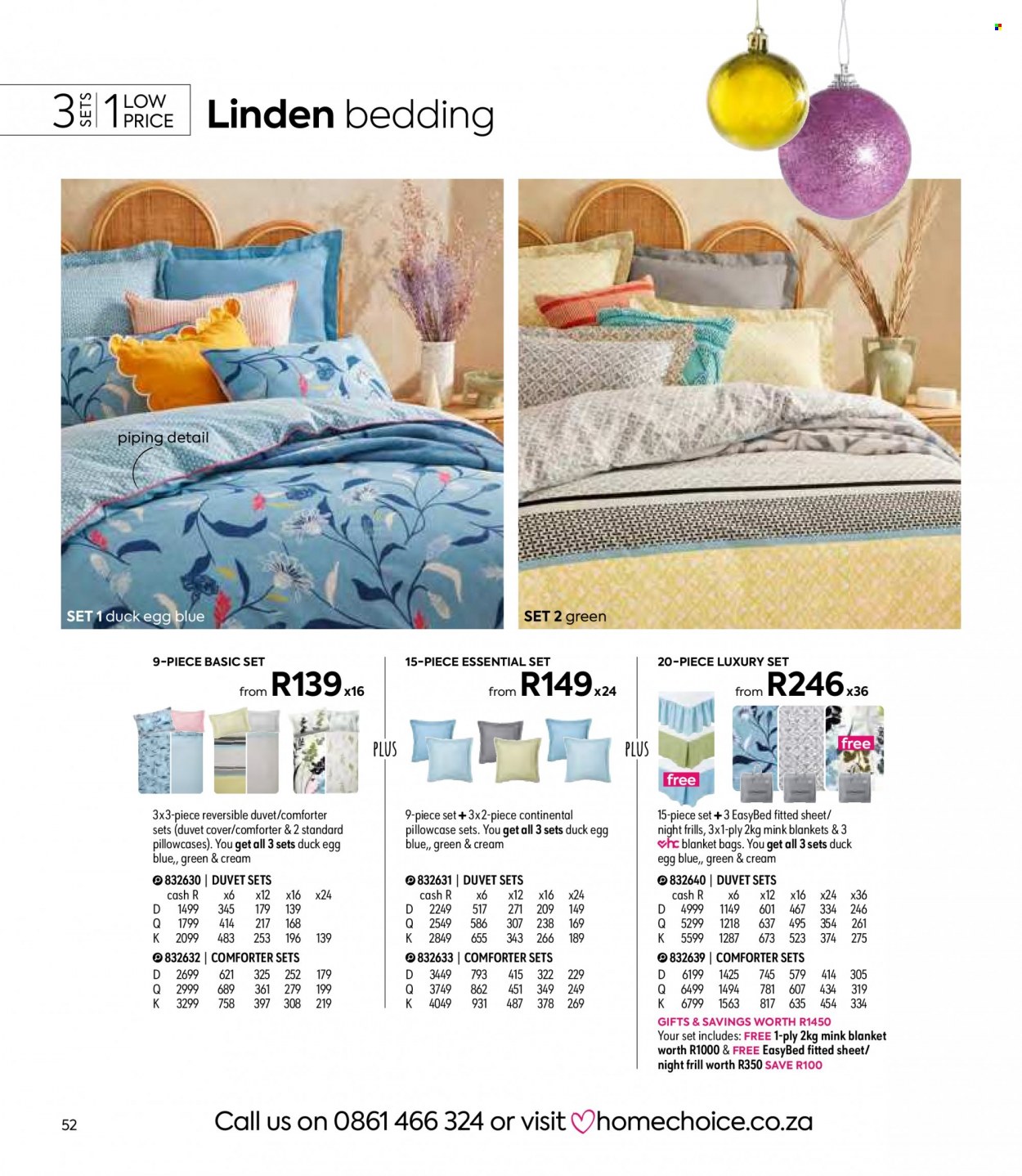 HomeChoice specials. Page 52