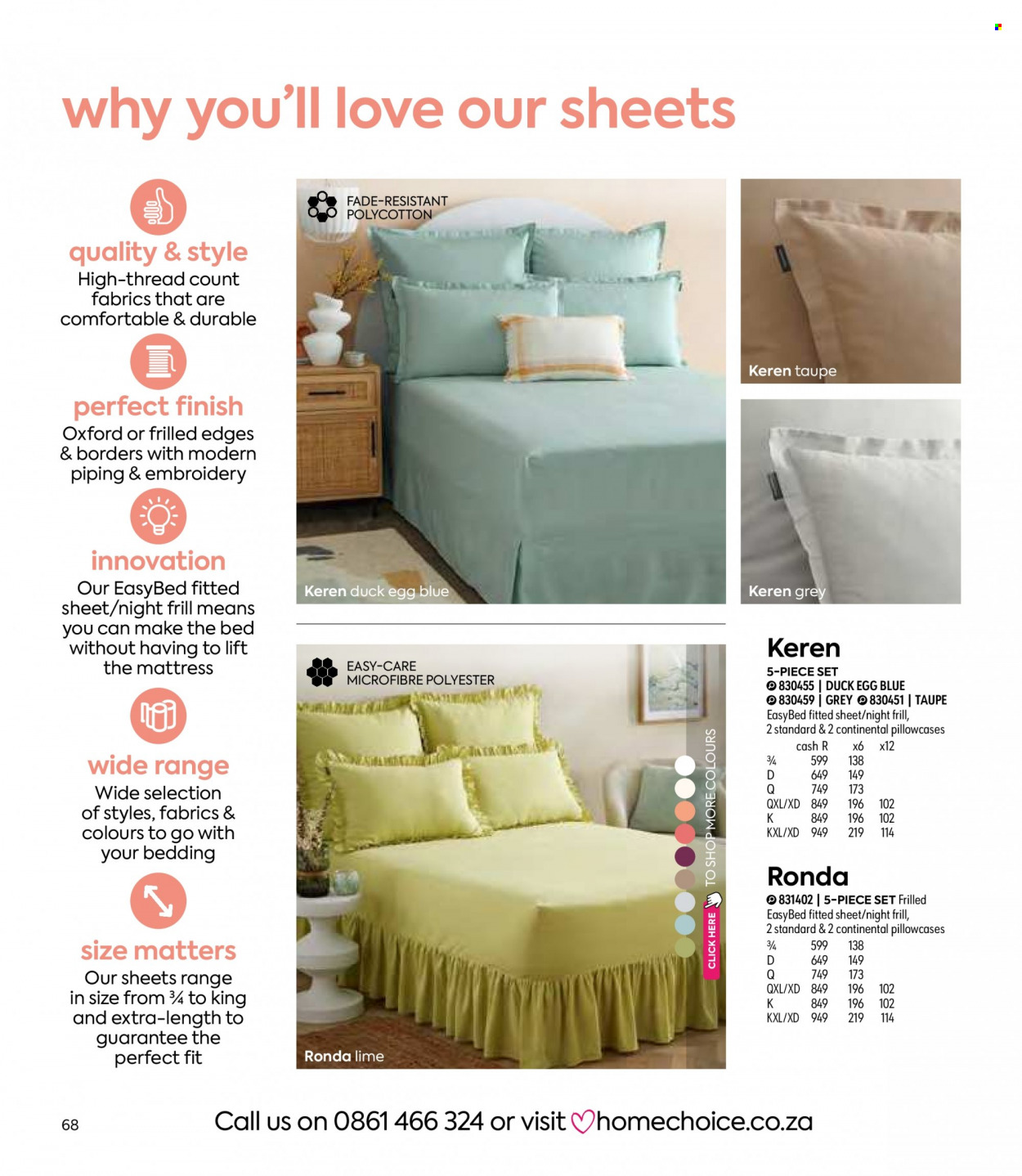 HomeChoice specials. Page 68