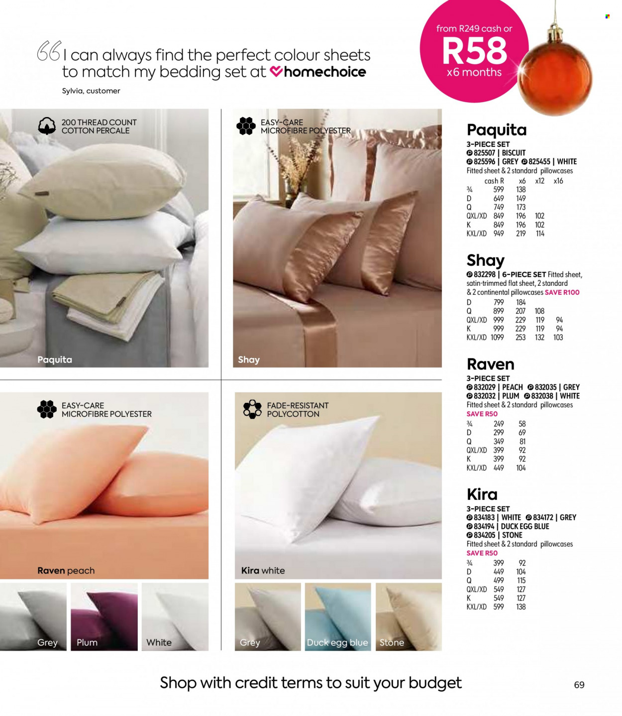 HomeChoice specials. Page 69