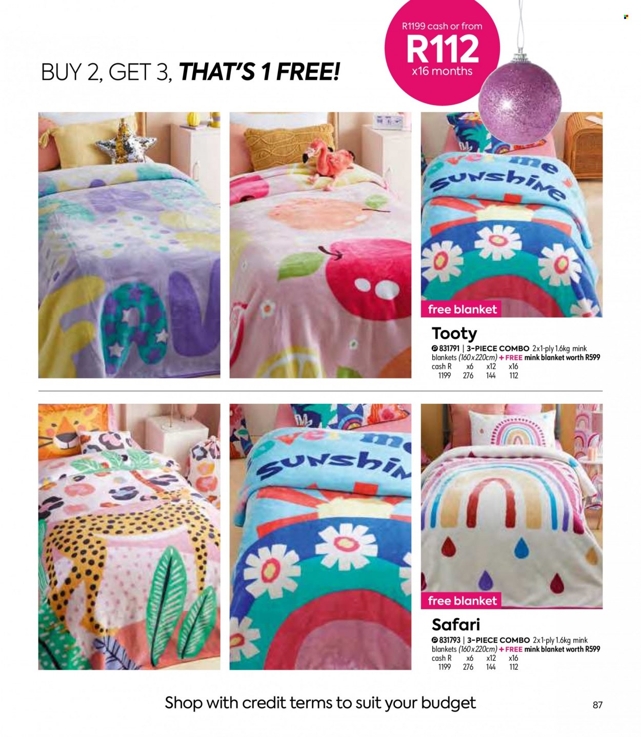 HomeChoice specials. Page 87