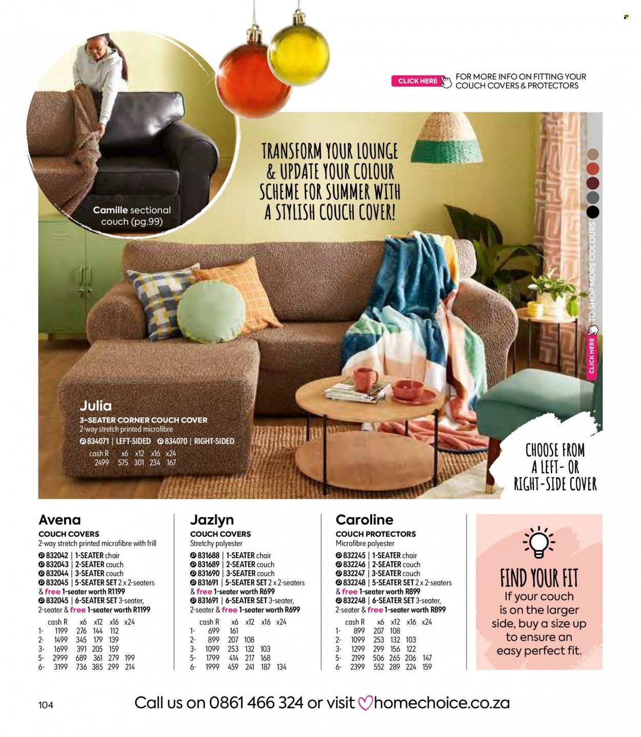 HomeChoice specials. Page 104