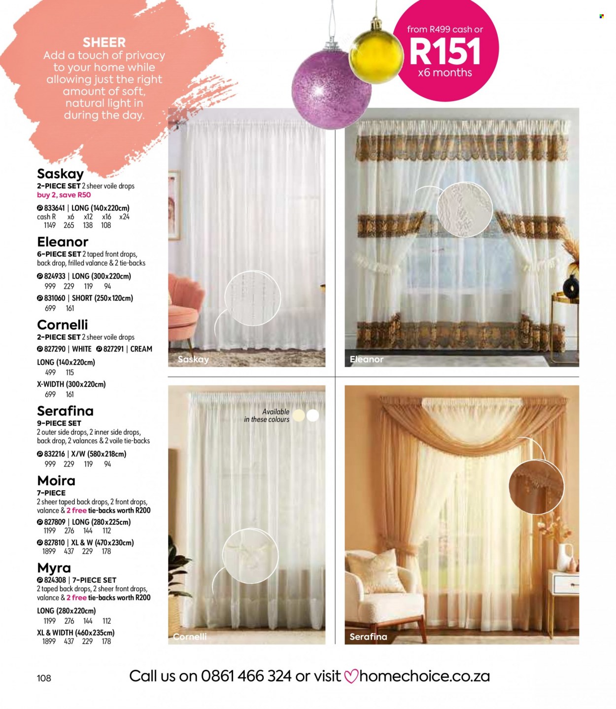 HomeChoice specials. Page 108