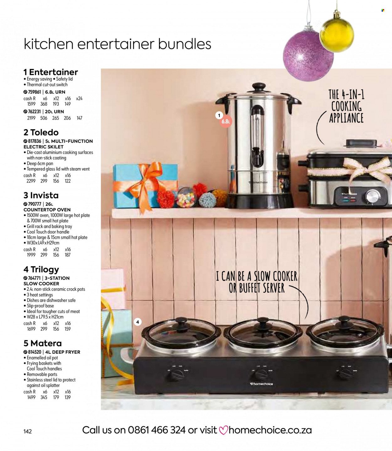 HomeChoice specials. Page 142