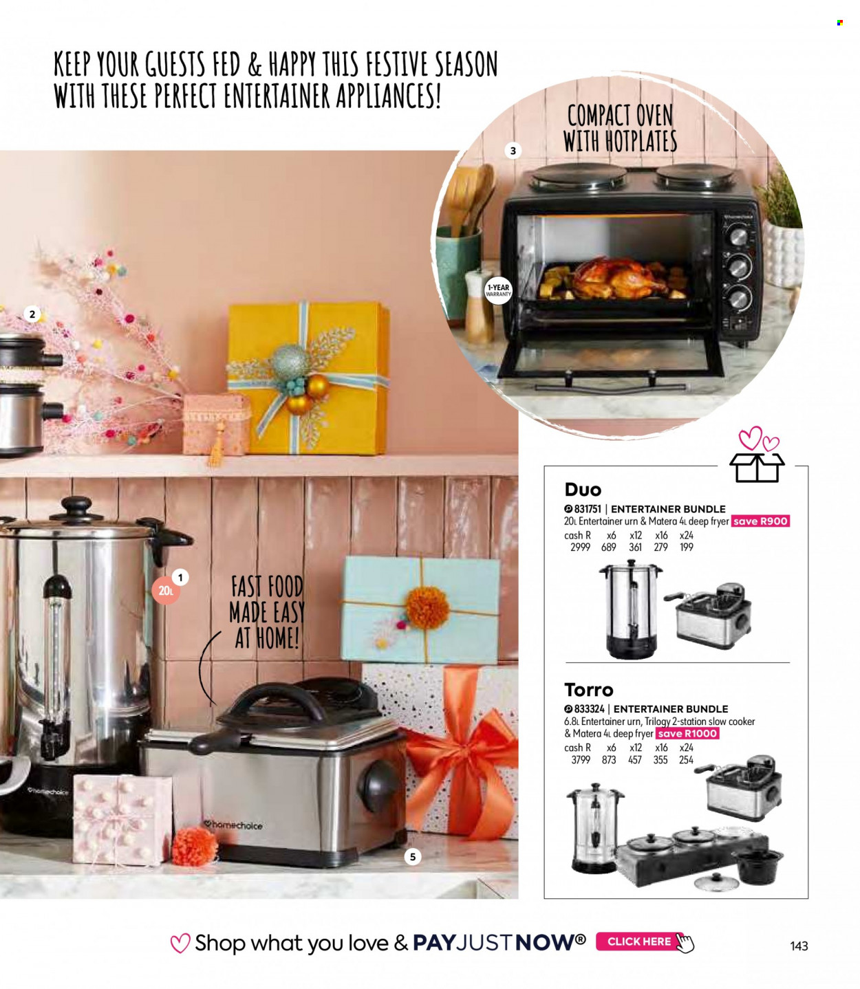 HomeChoice specials. Page 143