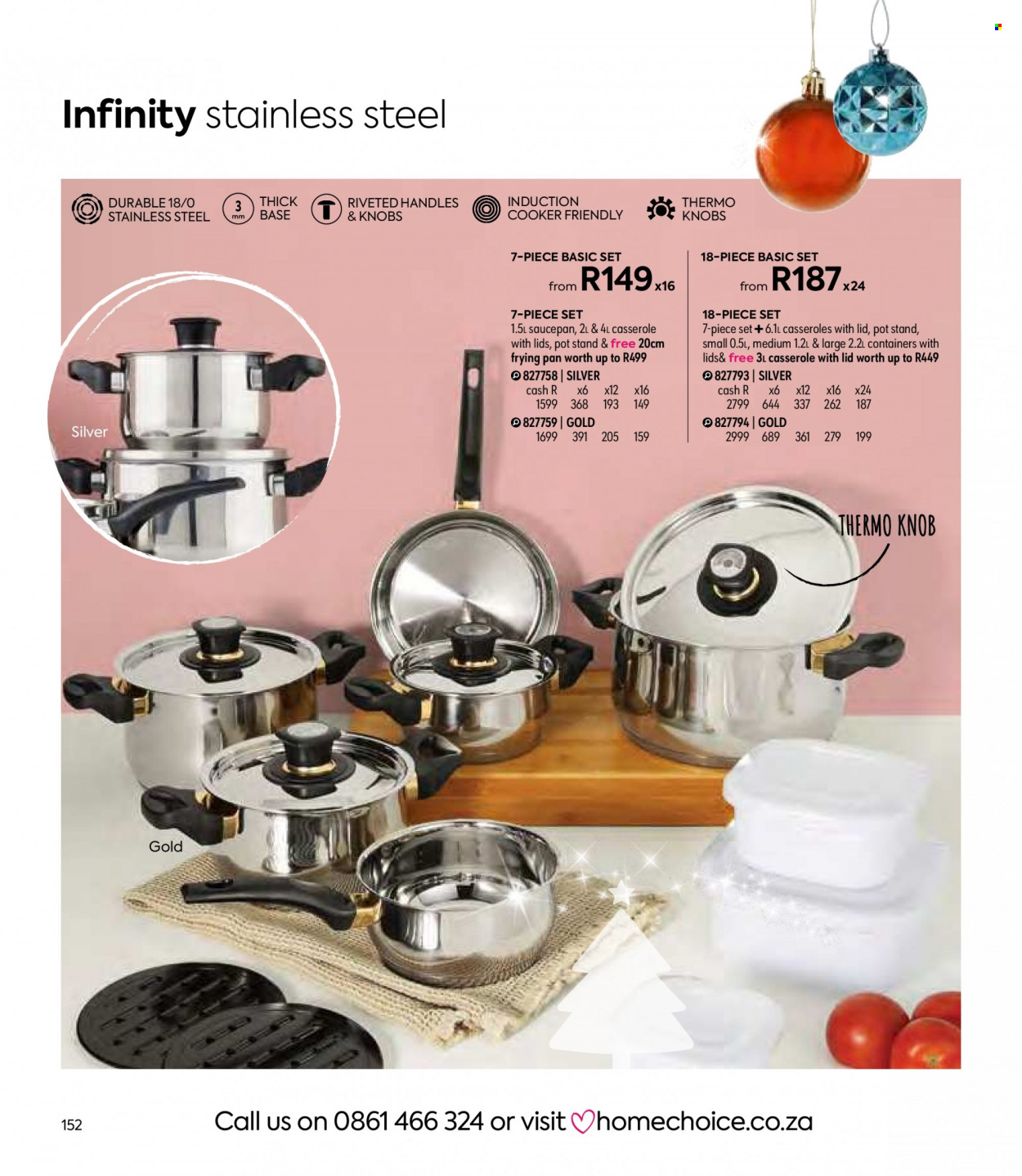 HomeChoice specials. Page 152