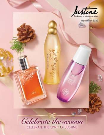 Justine catalogue  - 01/11/2023 - 30/11/2023.