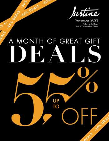 Justine catalogue  - 01/11/2023 - 30/11/2023.