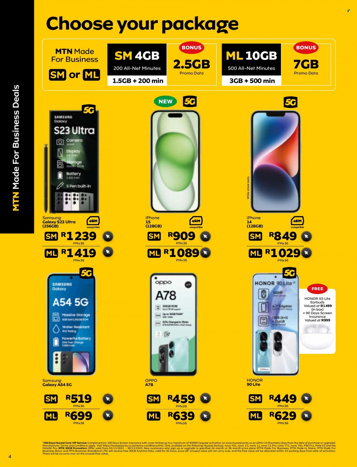 MTN specials - 01/11/2023 - 30/11/2023. Page 4