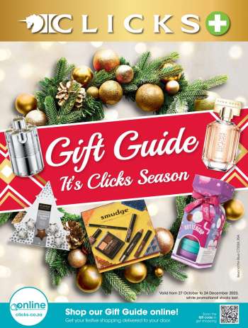 Clicks catalogue  - 27/10/2023 - 24/12/2023.