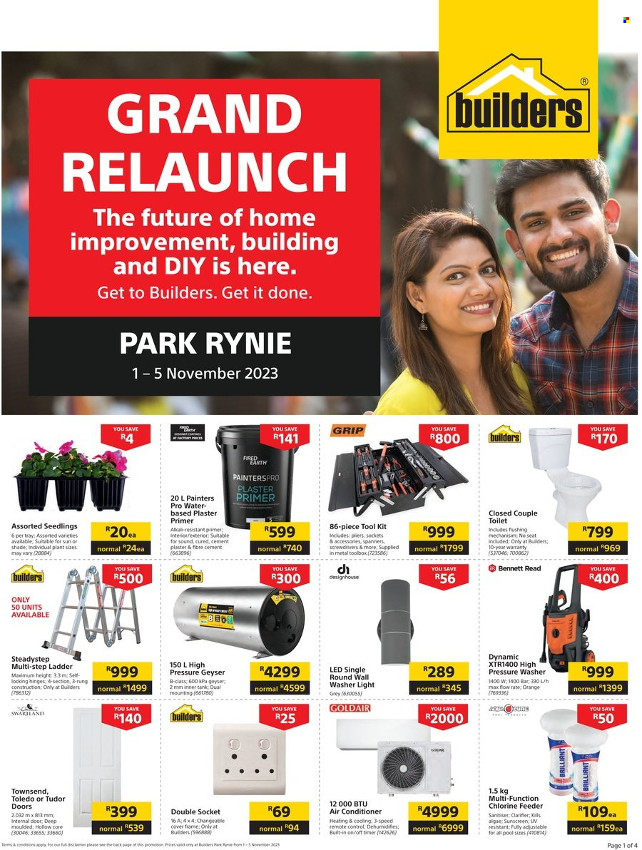 Builders specials - 01/11/2023 - 05/11/2023. Page 1