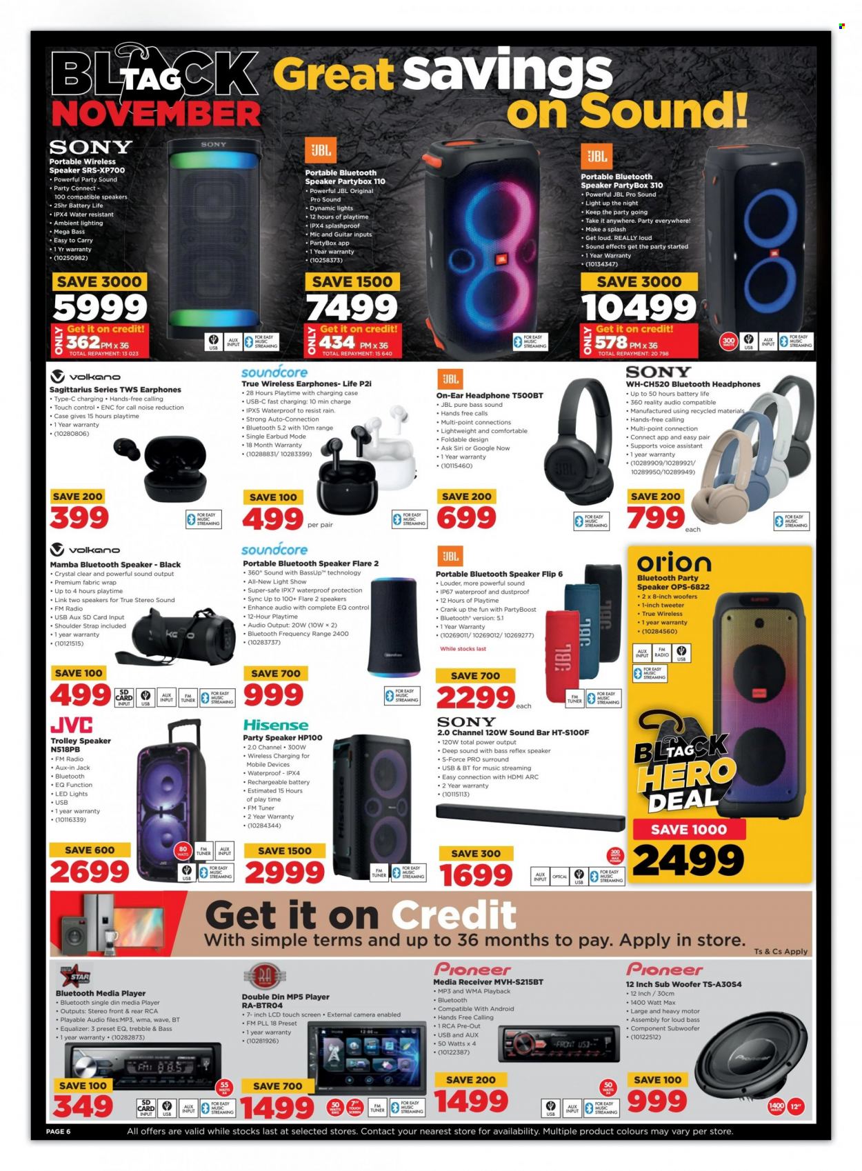 HiFi Corp specials - 01/11/2023 - 12/11/2023. Page 6