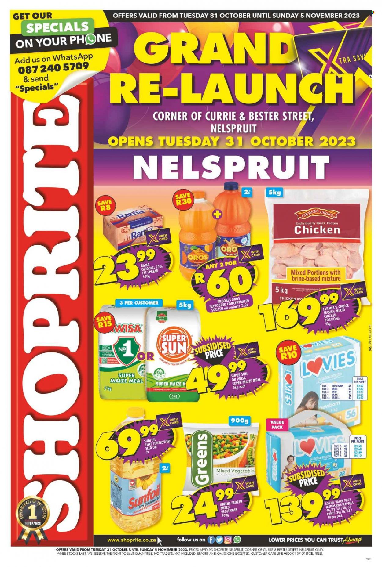 Shoprite specials - 31/10/2023 - 05/11/2023. Page 1