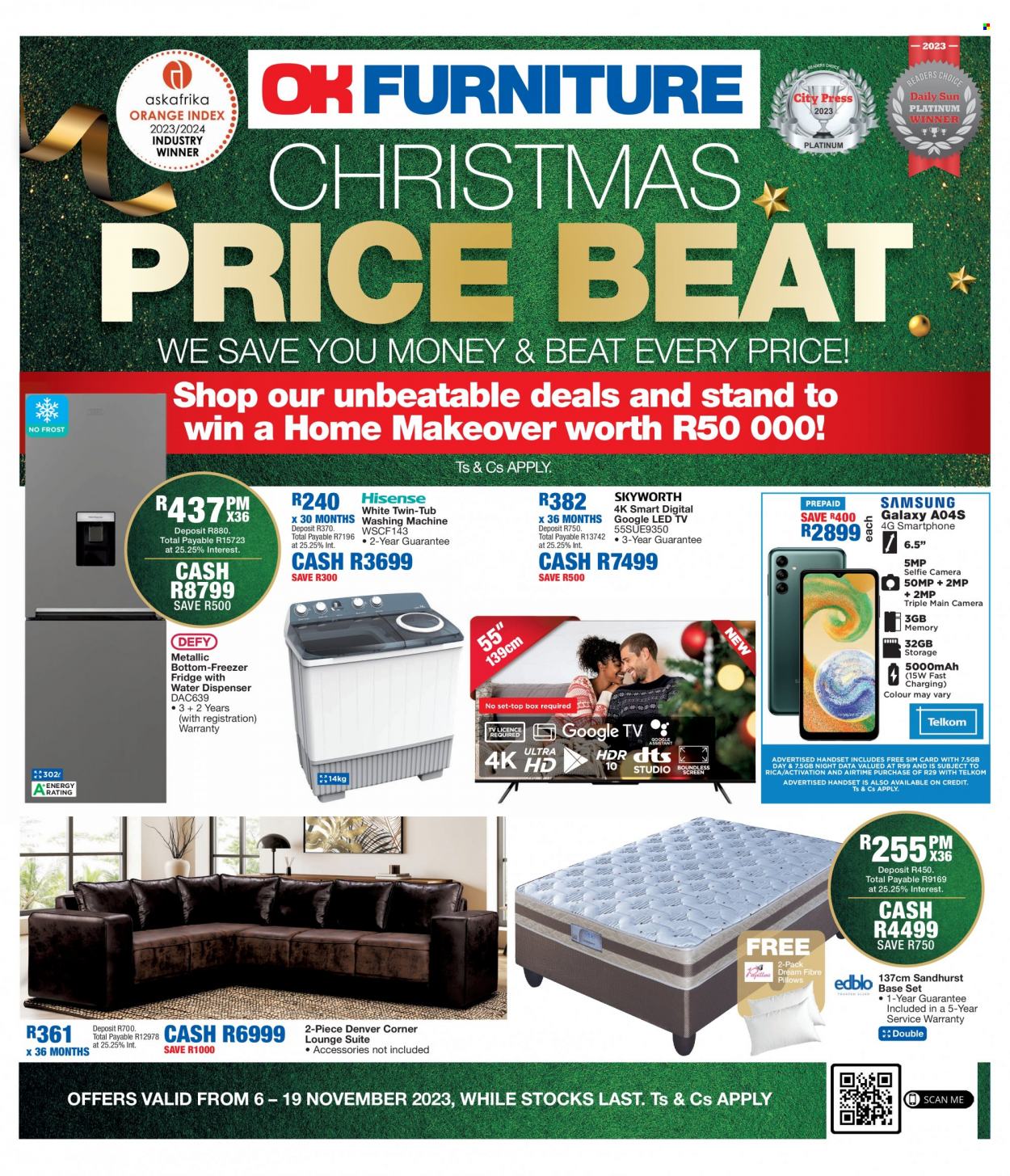 OK Furniture specials - 06/11/2023 - 19/11/2023. Page 1