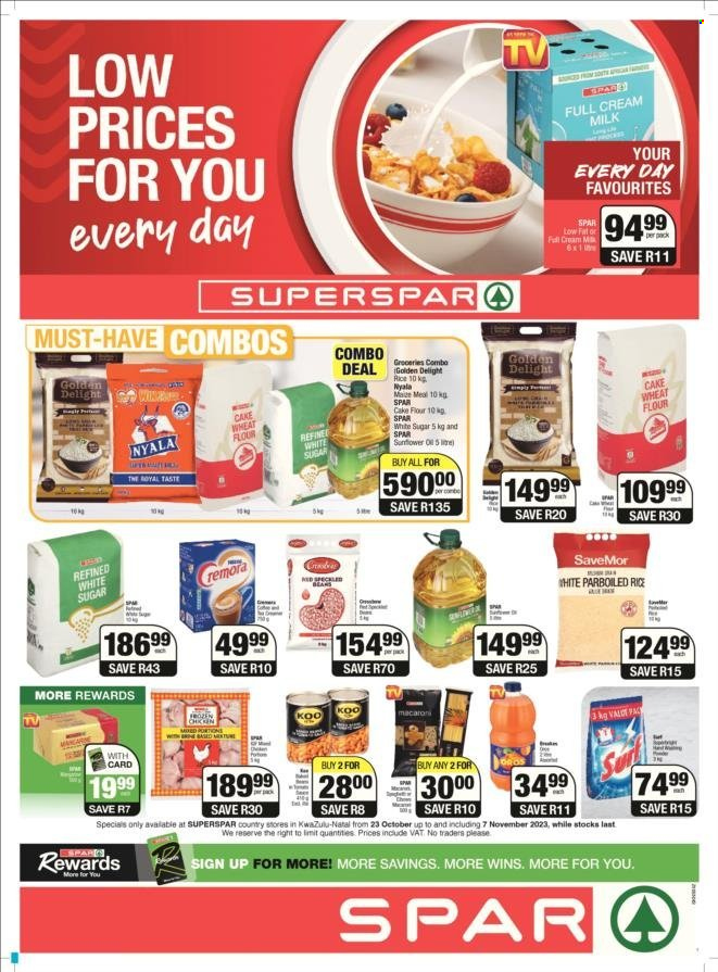 SPAR specials - 23/10/2023 - 07/11/2023. Page 1