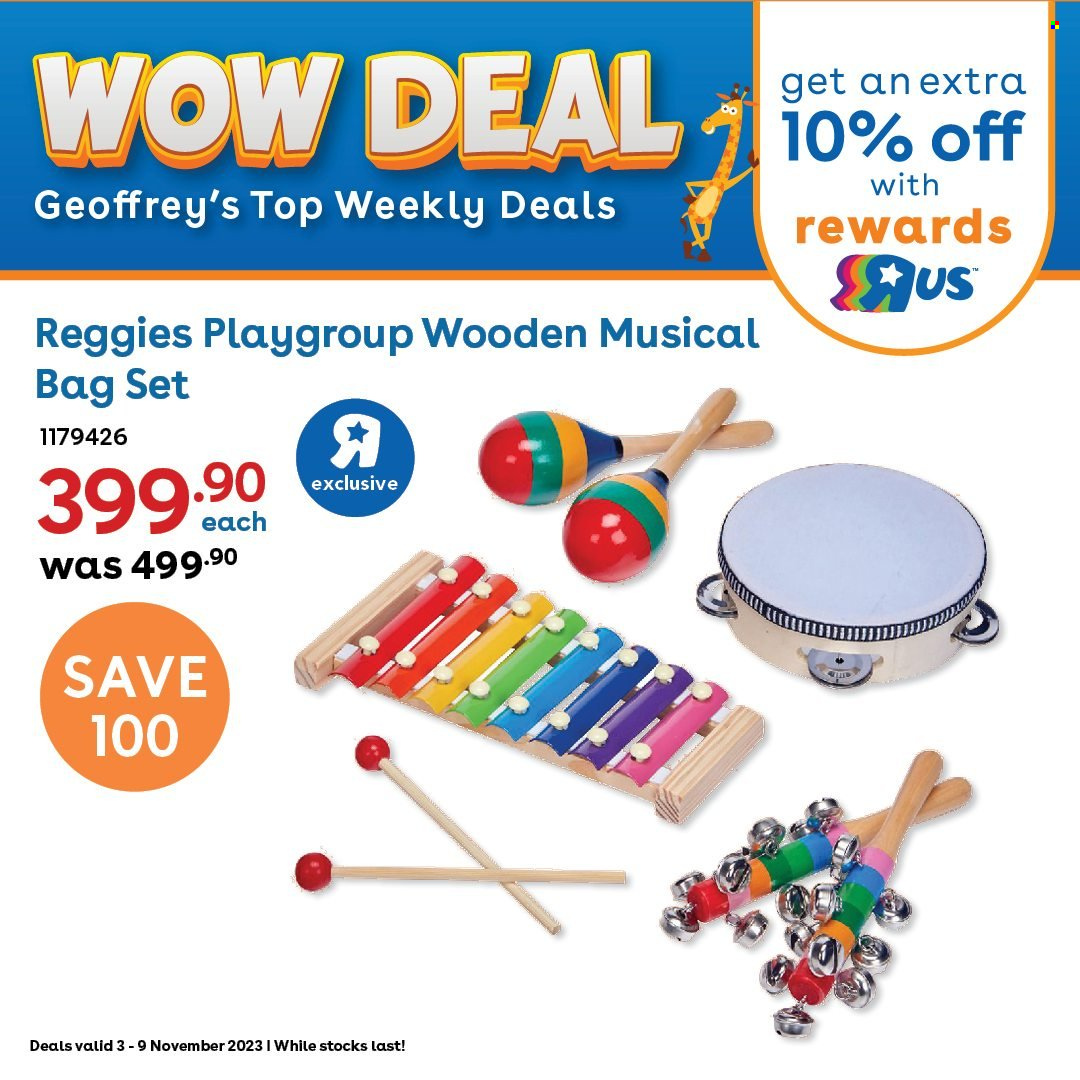 Toys R Us specials - 03/11/2023 - 09/11/2023. Page 1