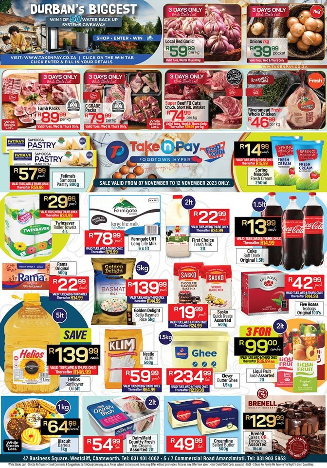 Take n Pay specials - 07/11/2023 - 12/11/2023. Page 1