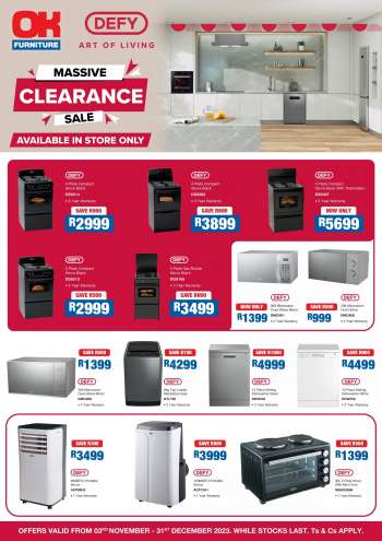 OK Furniture catalogue  - 03/11/2023 - 31/12/2023.