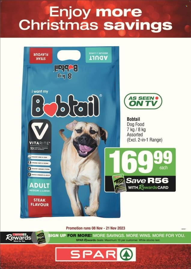 SPAR specials - 08/11/2023 - 21/11/2023. Page 1