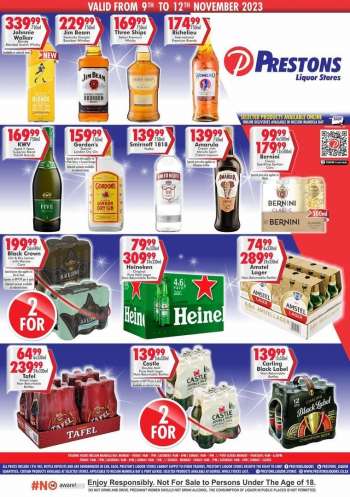 Prestons Liquor Stores catalogue  - 09/11/2023 - 12/11/2023.