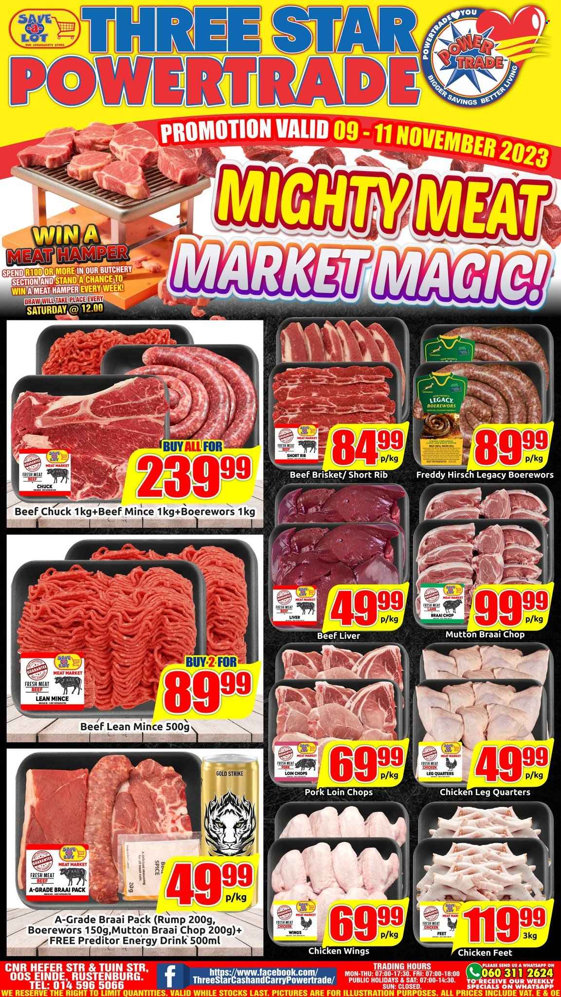 Three Star Cash and Carry specials - 09/11/2023 - 11/11/2023. Page 1