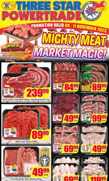 Three Star Cash and Carry catalogue  - 09/11/2023 - 11/11/2023.