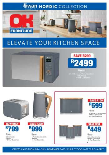 OK Furniture catalogue  - 09/11/2023 - 30/11/2023.