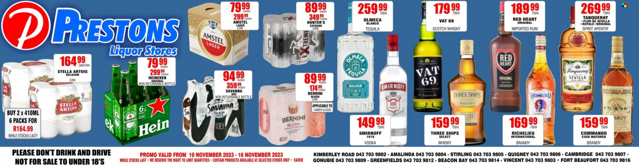 Prestons Liquor Stores specials - 10/11/2023 - 16/11/2023. Page 1