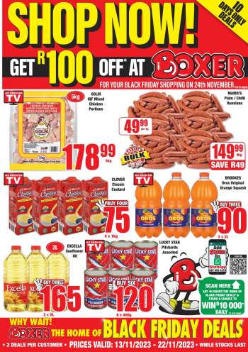 Boxer catalogue  - 13/11/2023 - 22/11/2023.