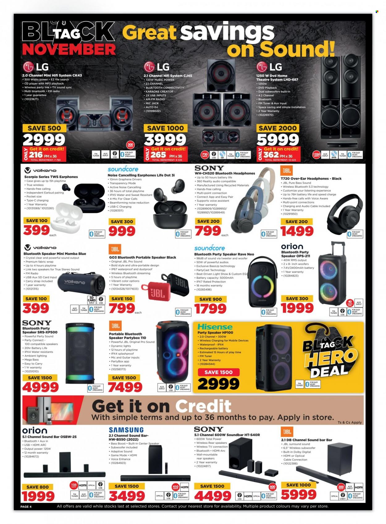 HiFi Corp specials - 13/11/2023 - 19/11/2023. Page 4
