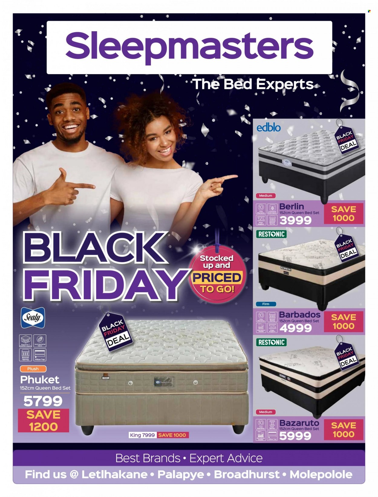 Sleepmasters specials - 13/11/2023 - 03/12/2023. Page 1