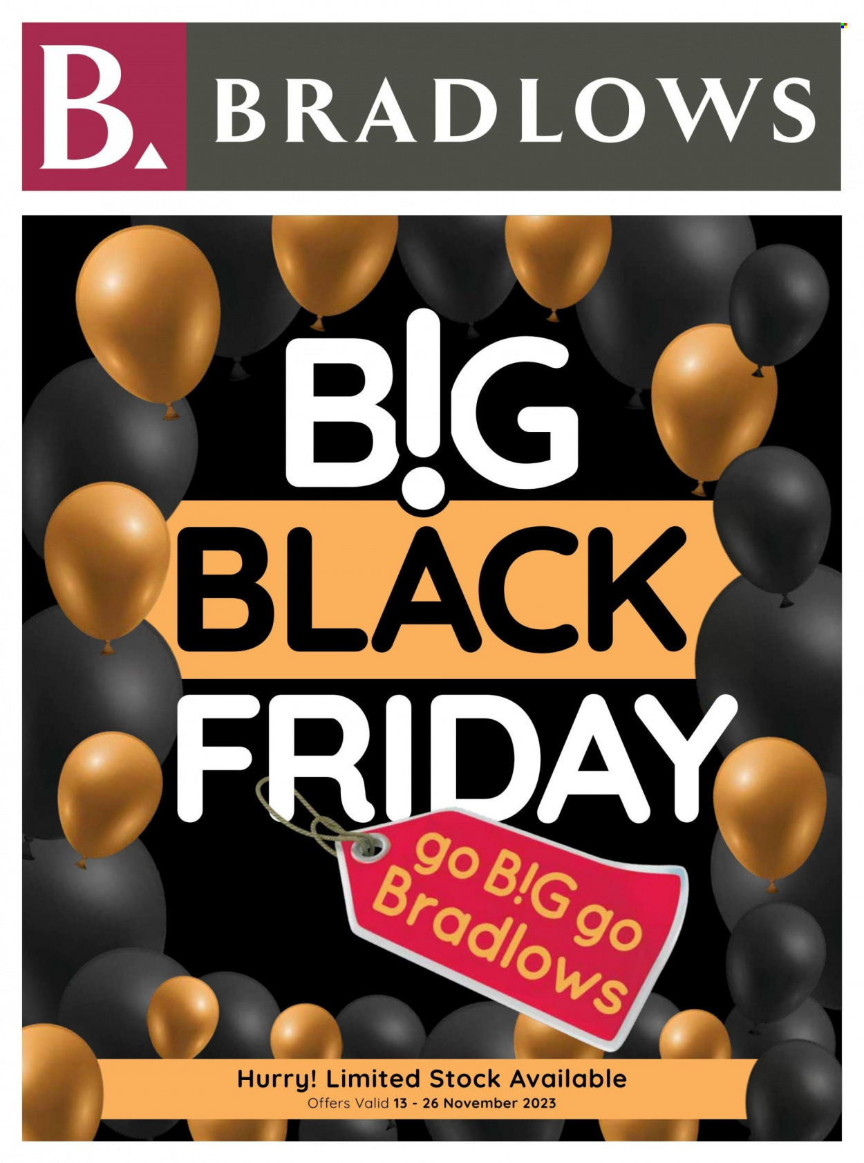 Bradlows specials - 13/11/2023 - 26/11/2023. Page 1