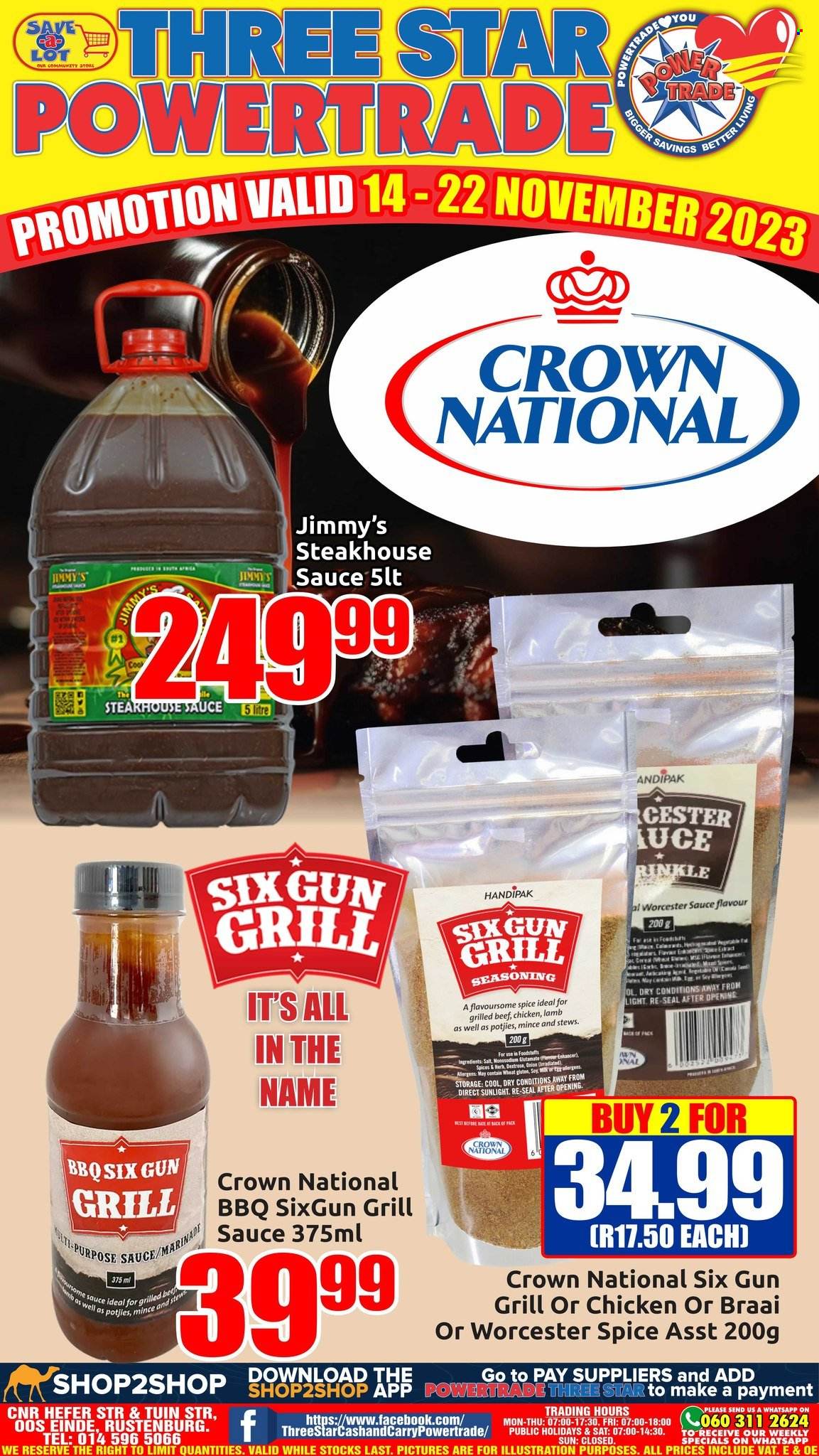 Three Star Cash and Carry specials - 14/11/2023 - 22/11/2023. Page 1