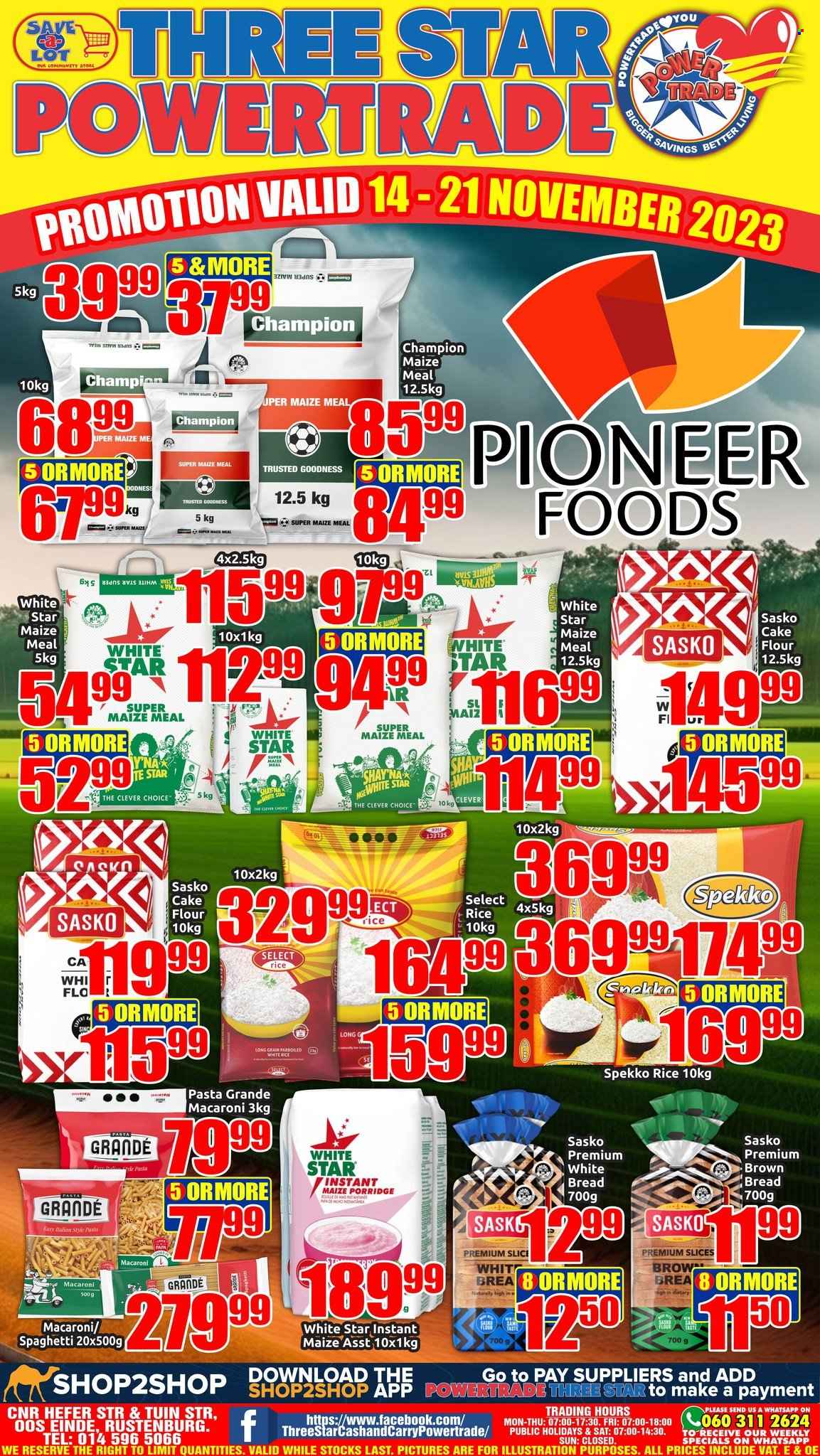 Three Star Cash and Carry specials - 14/11/2023 - 21/11/2023. Page 1
