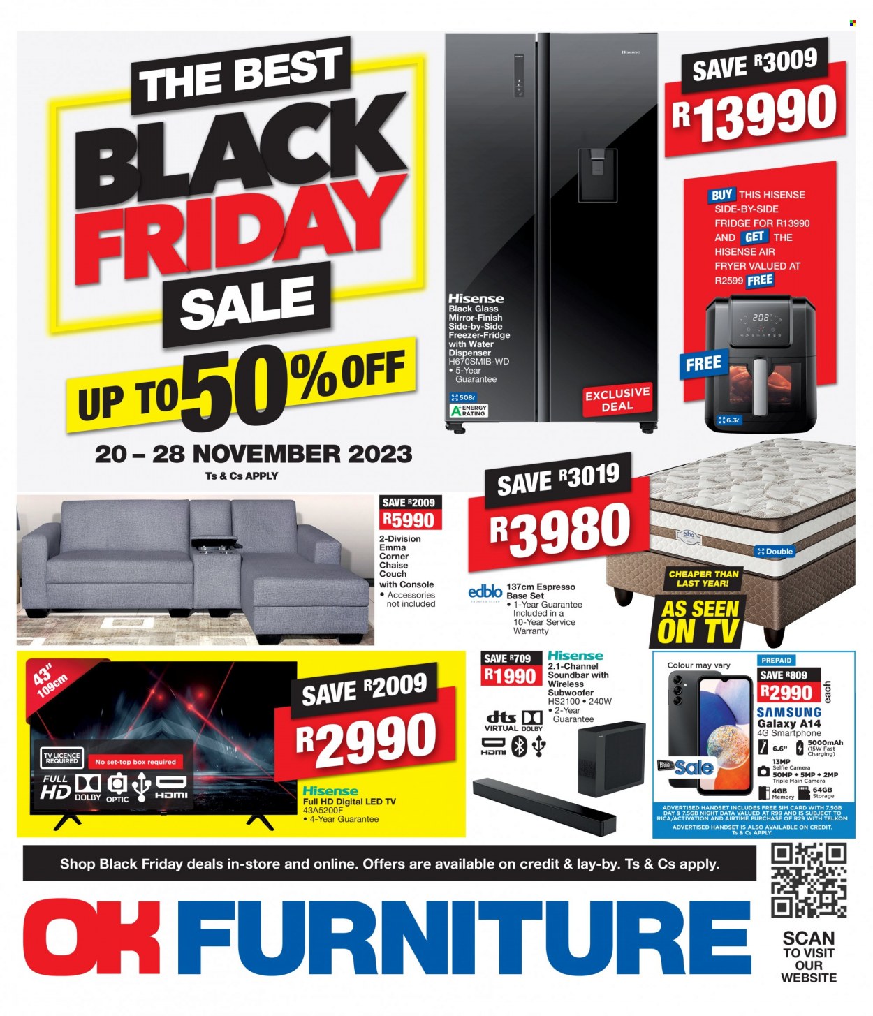 OK Furniture specials - 20/11/2023 - 28/11/2023. Page 1