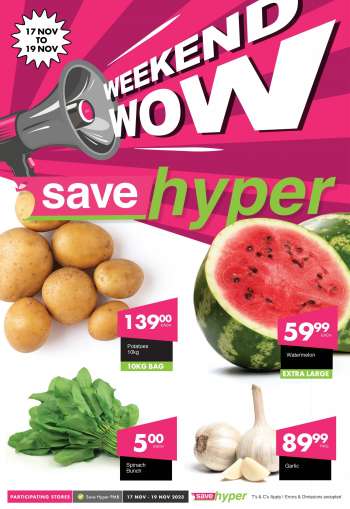 Save hyper catalogue  - 17/11/2023 - 19/11/2023.